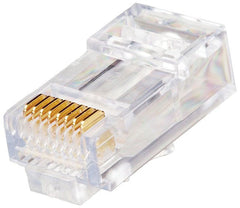 Leviton 47613-EZ6 EZ-RJ45 CAT6 Plug, Clear