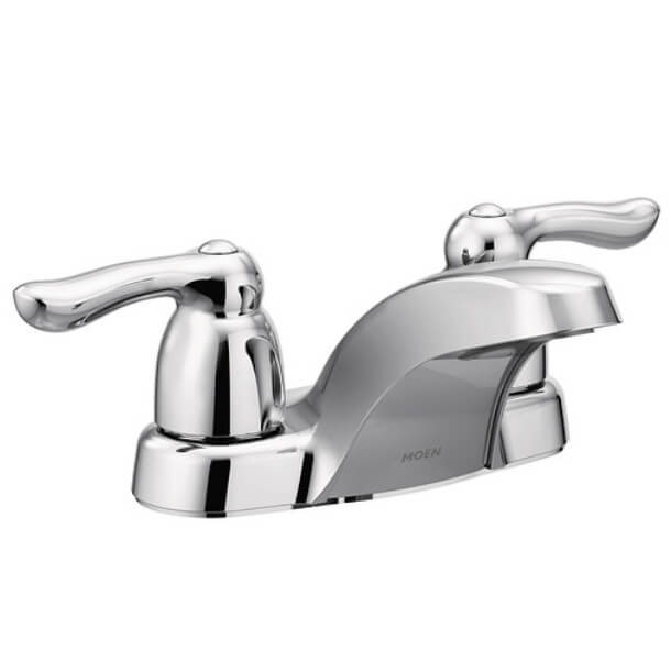 Moen 64922 Chateau Two Handle Centerset Bathroom Sink Faucet in Chrome