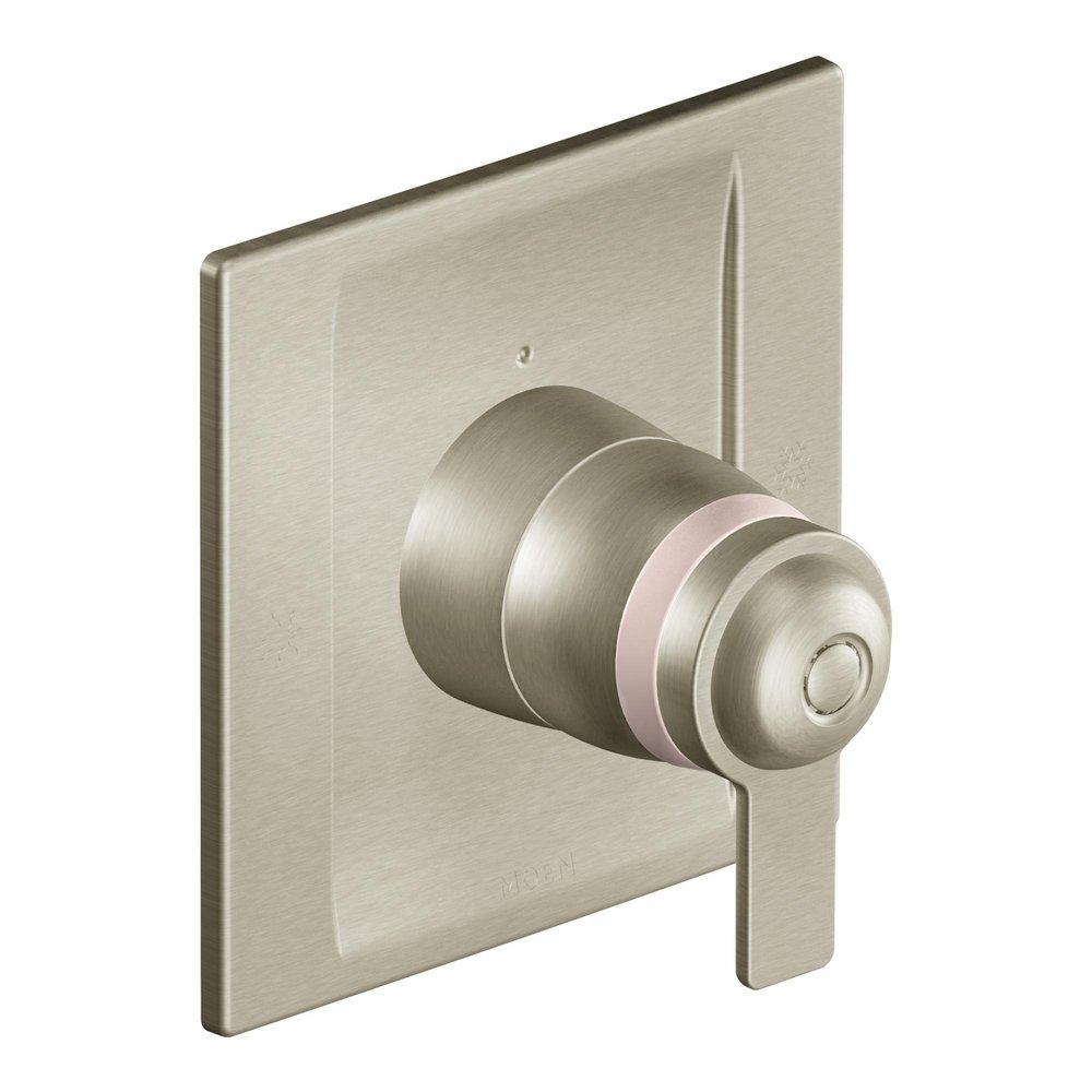 Moen TS3100BN 90 Degree Single Handle Thermostatic Valve Trim in Brushed Nickel