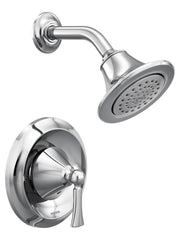 Moen T4502EP Wynford One Handle Single Function Shower Faucet in Polished Chrome Trim Only