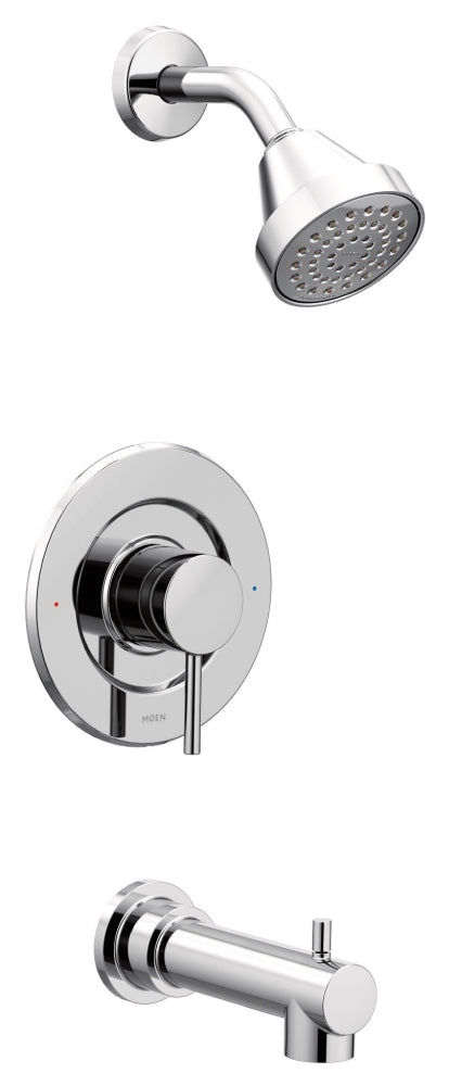 Moen T2193 Align One Handle Single Function Bathtub and Shower Faucet in Chrome (Trim Only)