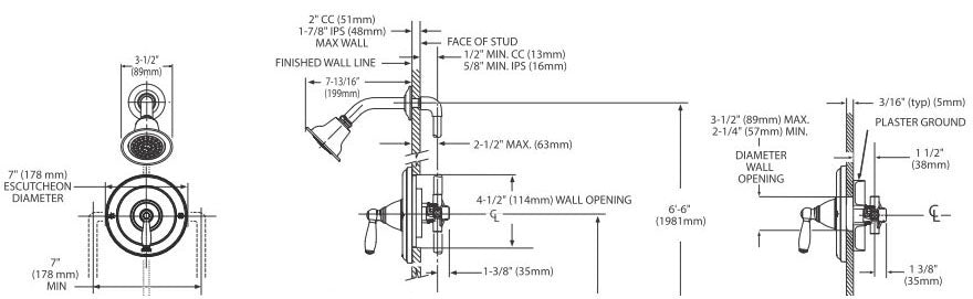 Moen T2152EPORB Moen Brantford Shower Only Trim in Oil Rubbed Bronze