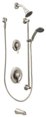 Moen T8343EP15CBN Two Handle Single Function Shower System in Classic Brushed Nickel