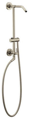 Moen TS3661NHBN Annex Shower Rail System with 2-Function Diverter in Brushed Nickel