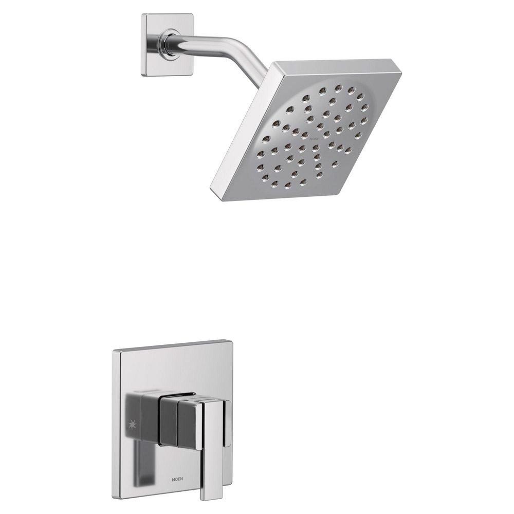 Moen UTS3715 90 Degree One Handle Single Function Shower Faucet in Chrome (Trim Only)