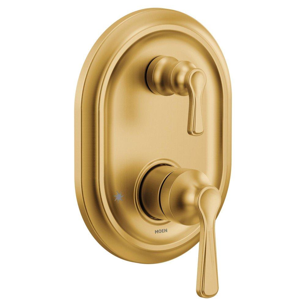 Moen UTS9211BG Colinet Two Handle Diverter Valve Trim in Brushed Gold