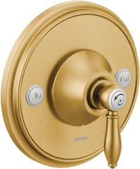 Moen TS3210BG Weymouth Single Handle Pressure Balancing Valve Trim in Brushed Gold