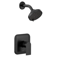 Moen UT2472EPBL Genta Single Handle Multi Function Shower Faucet in Matte Black (Trim Only)