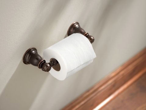 Moen YB5408ORB Kingsley Wall Mount Toilet Tissue Holder Oil Rubbed Bronze