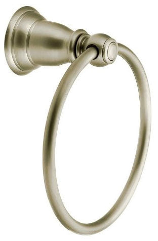 Moen YB5486BN Kingsley Towel Ring in Brushed Nickel