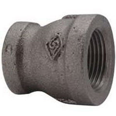 B&K 521-331 Reducing Pipe Coupling, 1/2 x 1/4 in, NPT, 150 lb, Malleable Iron, Black Oxide