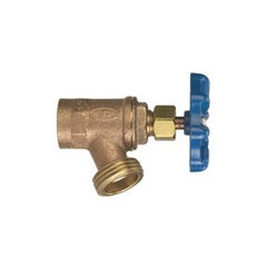 Nibco 73CL-12 Drain Valve Multi Turn Boiler Drain 1/2 Inch Bronze FIP x Hose