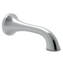 Rohl C2503APC Tub Spout Polished Chrome 7 Inch 6.0 Gallons per Minute Brass Wall Mount