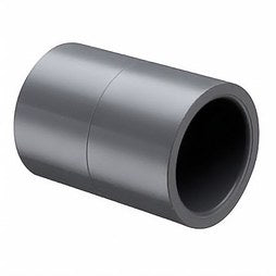 Spears 429-025G Coupling 2-1/2 Inch Gray PVC Socket x Socket Schedule 40 429-025G