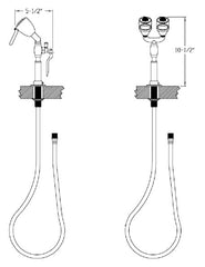 Speakman SE-927 - Drench Hose & Eyewash