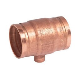 Victaulic 626 Tee 2-1/2x3/4 Copper 626 GroovedxCopper