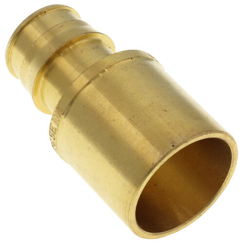 Uponor Q5507510 ProPEX Brass Fitting Adapter 3/4 PEX x 1 Copper