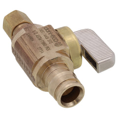 Uponor LF4786025 ProPEX 1/2 x 1/4 in. Brass 250 psi PEX x OD Tube Shut Off Valve