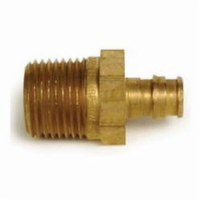 Uponor LF4523850 ProPEX® 3/8 in. Brass PEX Expansion x 1/2 in. MPT Adapter