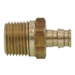 Uponor LF4523850 ProPEX® 3/8 in. Brass PEX Expansion x 1/2 in. MPT Adapter