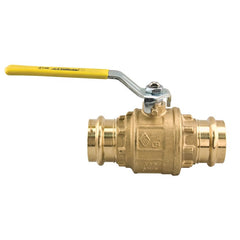 Watts Regulator 1LFFBV-3-PRESS-M2 Ball Valve Lead Free Brass 1 Inch Press 2 Piece PTFE Full Port 88005495