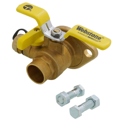 Webstone 51414 1 Sweat Isolator w/ Drain & Rotating Flange