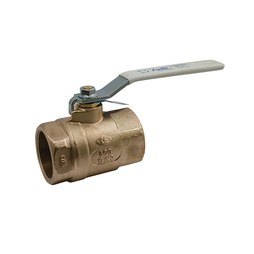 Apollo 70LF14201 Ball Valve Lead Free Bronze 3/8 Inch Female 2 Piece Standard Port Stainless Steel Ball and Stem