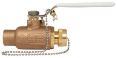 Apollo Valves 70LF204HC 70LF-200 Series 3/4 in. Bronze Standard Port Solder x NPSH 600# Ball Valve