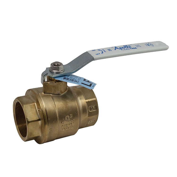 Apollo Valves 77FLF10501 77FLF-100 Series 1 in. Brass Full Port Threaded 600# Ball Valve