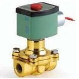 Asco 8210G004-24VAC Solenoid Valve 8210 2-Way Brass 1 Inch NPT Normally Closed 24 Alternating Current NBR