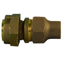 AY McDonald 74638-22-3412 Meter Coupling 3/4 x 1/2 Inch Swivel x CTS