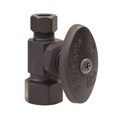 BrassCraft OCR14X-BZ Straight Stop Valve 1/2 x 3/8 in. Compression x OD Compression