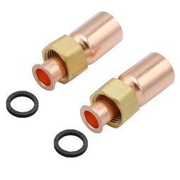 Burnham 110878-01 Fitting DHW Metal to Copper 2-Piece Replacement MPN