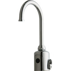 Chicago Faucet 116.596.AB.1 Lavatory Faucet Hytronic Goosneck Electonic PCA 6V Battery Chrome Plated