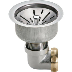 Elkay LK35L 3-1/2 in. Stainless Steel Strainer with Elbow