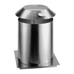 Duravent 8DT-IS Insulation Shield Attic with Collar/Base 8 Inch Galvanized Steel for All-Fuel Chimney System