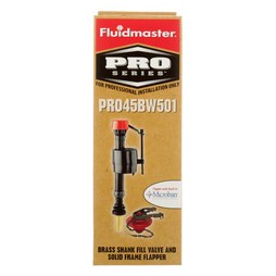 Fluidmaster PRO45BW501 Pro Series Adjustable Fill Valve, Shank and Flapper Kit