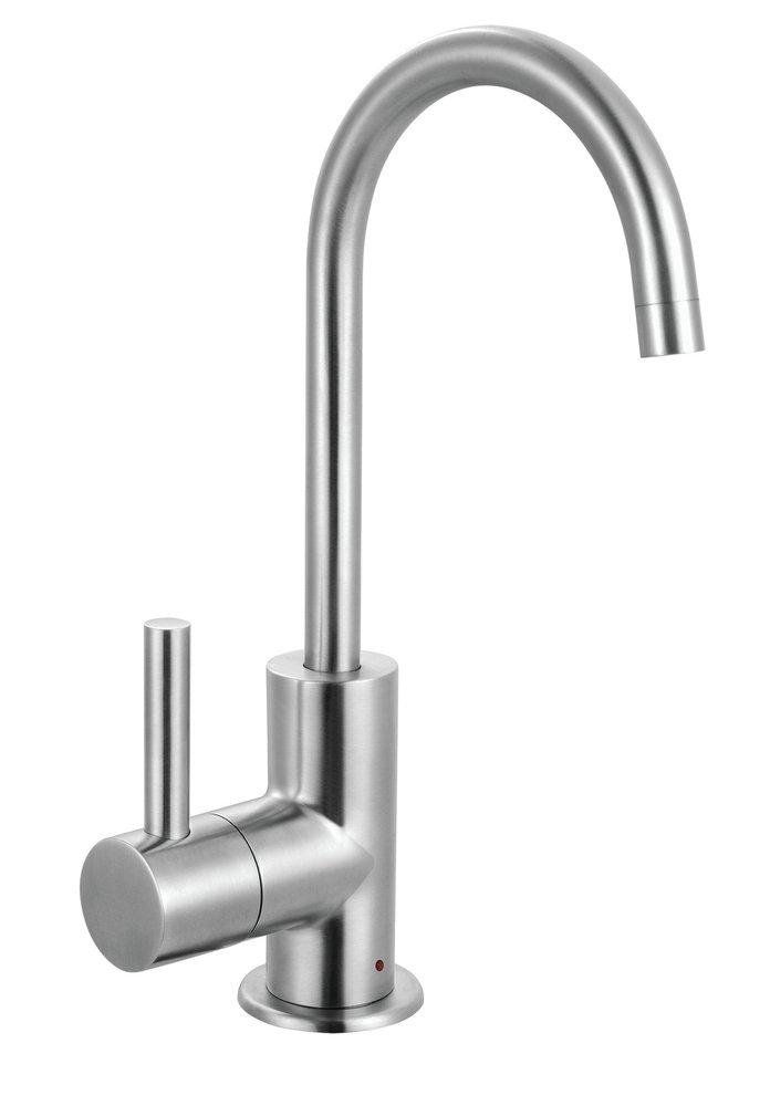 Franke LB13150 Steel Single Handle Hot Water Dispenser Faucet in Stainless Steel