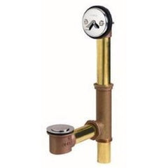 Gerber 41-805 Waste and Overflow Assembly Pop-Up Chrome 1-1/2 Inch 20 Gauge Brass