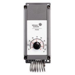 Johnson Controls A19PRC-1C Temperature Controller Coil Bulb Open/Close On Rise 24-277 Volts 30-110 Degrees Fahrenheit