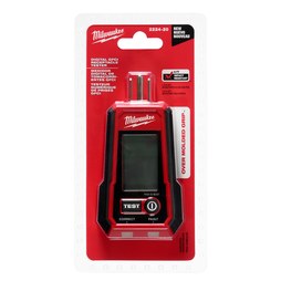 Milwaukee Tool 2224-20 Electrical Tester Digital GFCI Receptacle AAA CAT II 135V LCD Screen