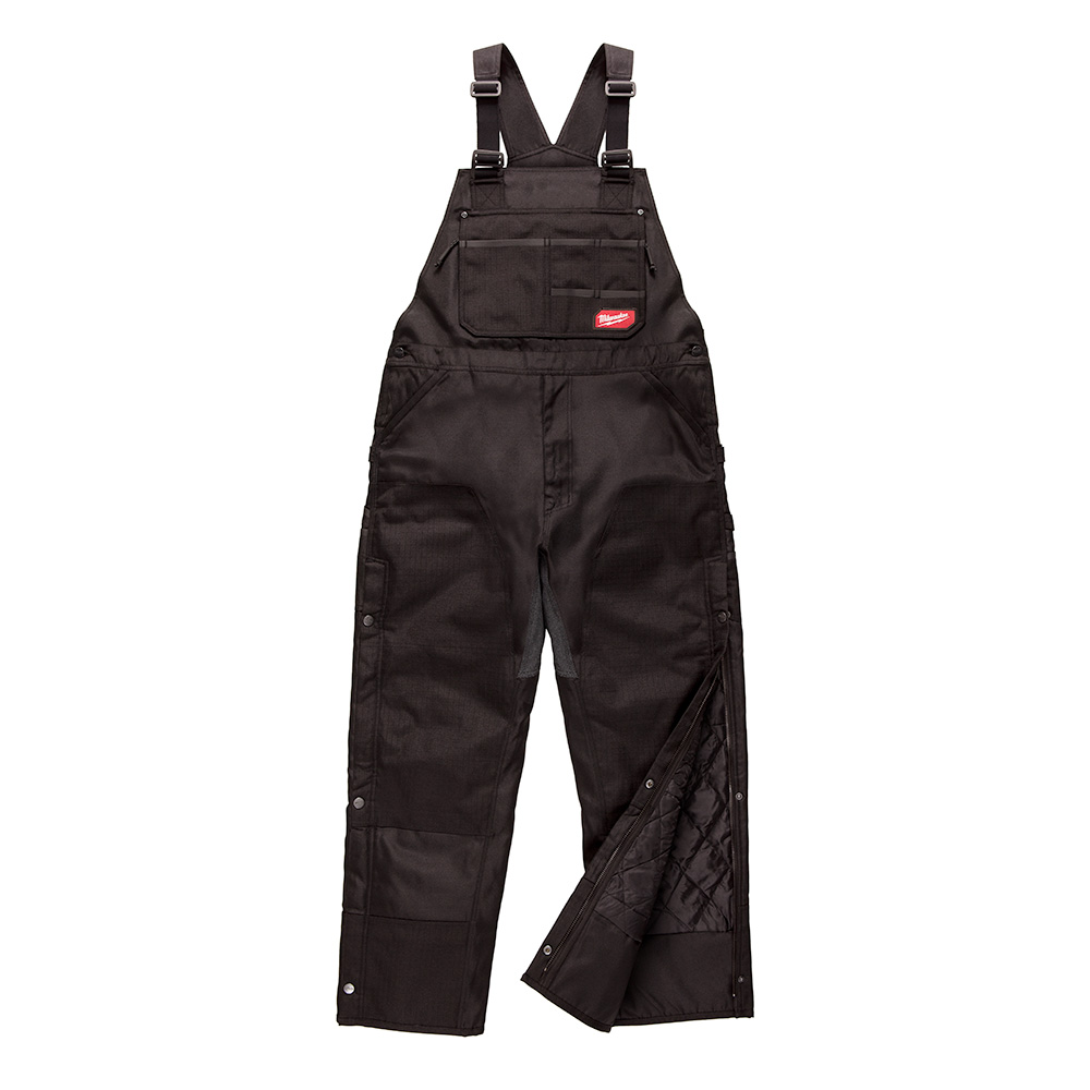 Milwaukee 261B-3XR Zip-to-Thigh Bib Overall 3XLR Black