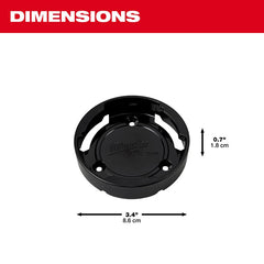 Milwaukee Tool 48-22-8399X Surface Mount Packout Twist to Lock