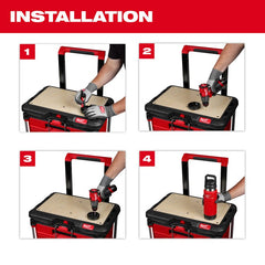 Milwaukee Tool 48-22-8399X Surface Mount Packout Twist to Lock