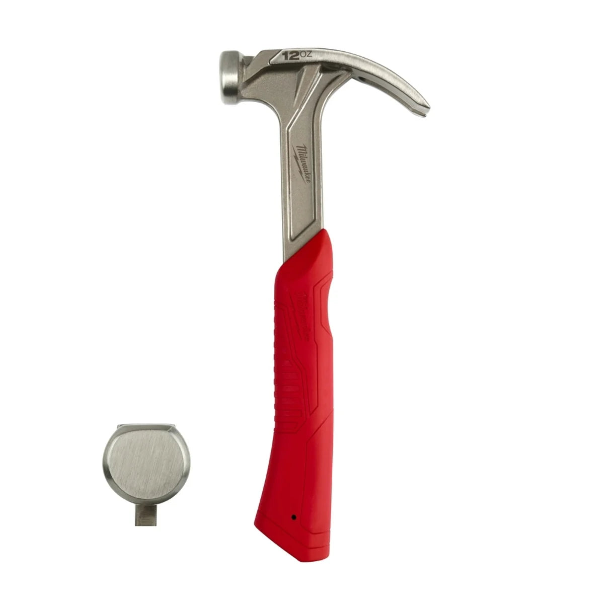 Milwaukee Tool 48-22-9019 12oz Smooth Face Hybrid Claw Finish Hammer