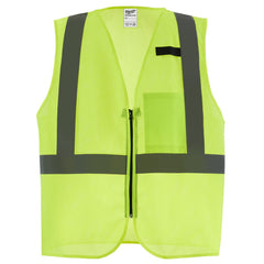 Milwaukee 48-73-2241 Class 2 High Visibility Yellow Mesh One Pocket Safety Vest - S/M