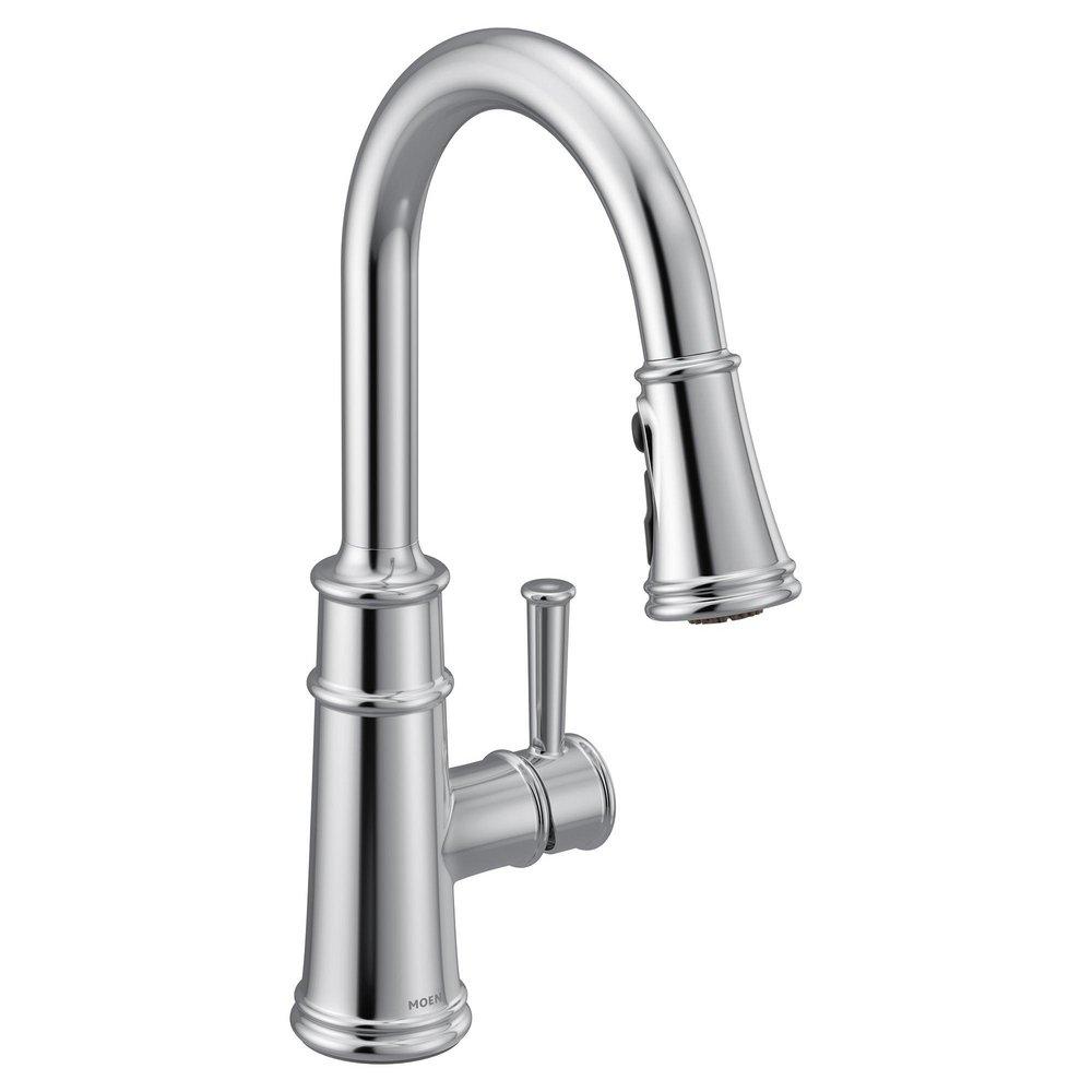 Moen 7260 Brantford Single Handle Pull Out Kitchen Faucet in Chrome