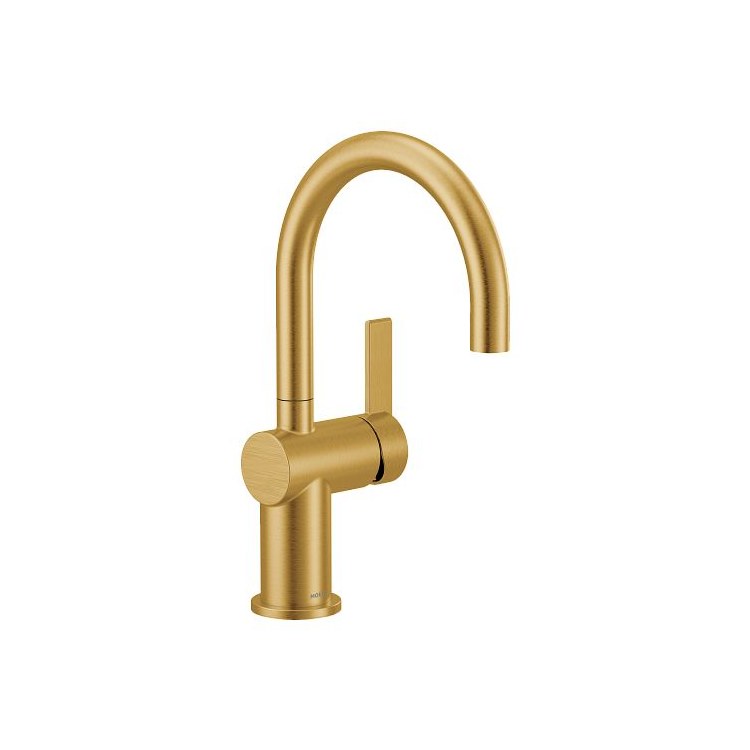 Moen 5622BG Cia Single Handle Bar Faucet in Brushed Gold