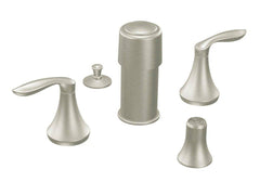 Moen T5220BN Eva 2-Hole Bidet Faucet Trim Kit in Brushed Nickel