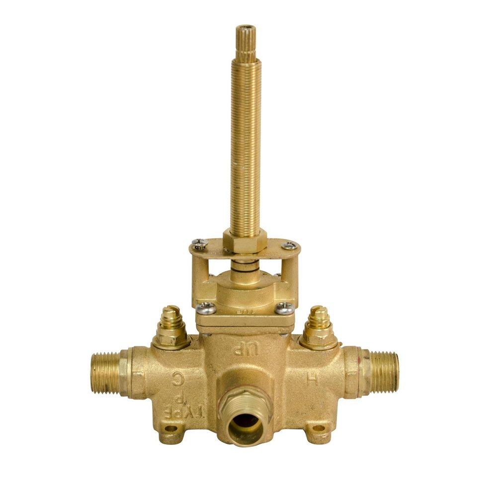 Newport Brass 1-684 Universal 1/2 in MPT Connection Pressure Balancing Valve with Stops